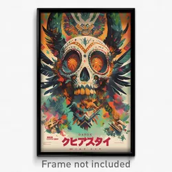 Mexican Movie Poster - Dark Cay (Mexico Psychedelic Trippy Art Retro Film Print)