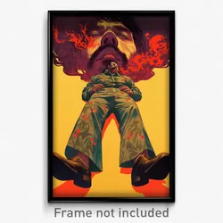 Mexican Movie Poster - Man Feeling Stuck, Cherry Torn Pants (Mexico Art Print)
