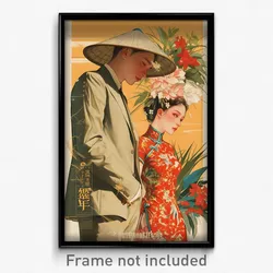 Vietnamese Movie Poster - Man Feeling Tired, Accomplished China Dress (Print)