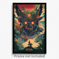 Indonesian Movie Poster - Gargantuan Video Game (Indonesia Retro Film Art Print)