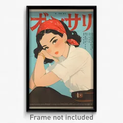 Indonesian Movie Poster - Girl Feeling Self Caring, French Bow (Art Print)