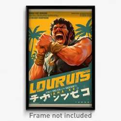 Mexican Movie Poster - Man Feeling Vicious, Fluid Yellow Scrunchie (Art Print)