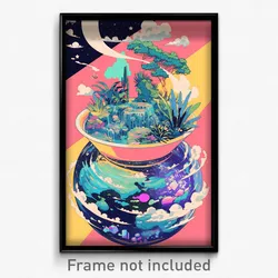 Thai Movie Poster - Spherical Terrarium (Thailand Retro Film Art Print)