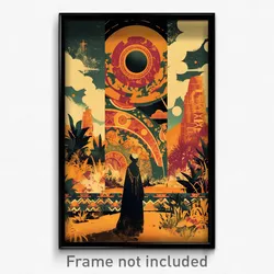 Spanish Movie Poster - Exotic Foundry (Spain Psychedelic Art Retro Film Print)