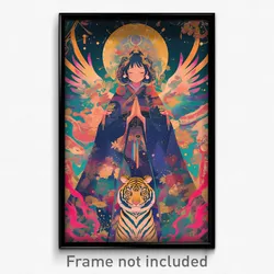 Movie Art Poster - Woman Feeling Miserliness, Angelic Tiger Costume (Film Print)