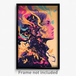 Icelandic Movie Poster - Perfect Way (Iceland Psychedelic Art Retro Film Print)