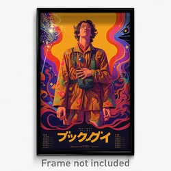 Icelandic Movie Poster - Man Feeling Content, Luxurious Fanny Pack (Art Print)
