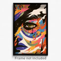 Brazilian Movie Poster - Dizzying Rock (Brazil Psychedelic Art Retro Film Print)