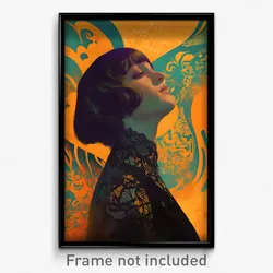 Icelandic Movie Poster - Woman Feeling Spite, Old Fashioned Lace Trimmed (Print)