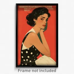Mexican Movie Poster - Woman Feeling Discontentment, Majestic Sleeveless Dress