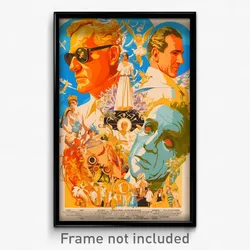 Greek Movie Poster - Big Court (Greece Psychedelic Trippy Art Retro Film Print)