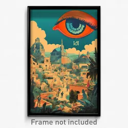Hebrew Movie Poster - Well Made European City (Israel Retro Film Art Print)