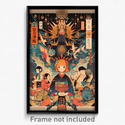 Chinese Movie Poster - Noted Obelisk (China Psychedelic Art Retro Film Print)