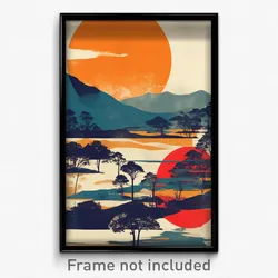 French Movie Poster - Thoughtful Reservoir (France Retro Film Art Print)