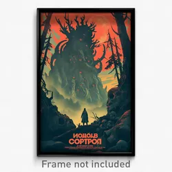 Russian Movie Poster - Novel Grotto (Russia Psychedelic Art Retro Film Print)