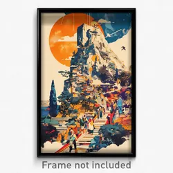 Vietnamese Movie Poster - Spectacular Acropolis (Vietnam Retro Film Art Print)