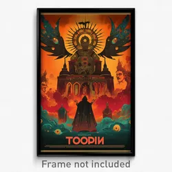 Russian Movie Poster - Zigzag Folly (Russia Psychedelic Art Retro Film Print)