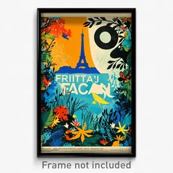 French Movie Poster - Bright Path (France Psychedelic Art Retro Film Print)