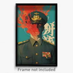 Vietnamese Movie Poster - Man Feeling Dread, Shady Uniform (Vietnam Art Print)