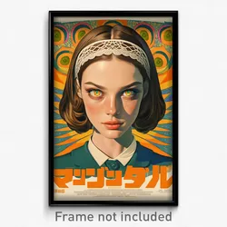 Icelandic Movie Poster - Woman Feeling Contempt. Lace Trimmed Hairband