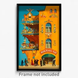 German Movie Poster - Bright Colonnade (Germany Retro Film Art Print)