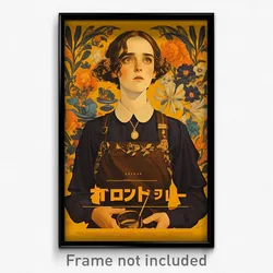 Icelandic Movie Poster - Woman Feeling Fascination, Grand Brown Apron (Print)