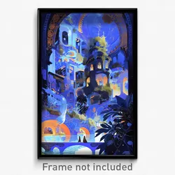 Art Poster - Remote Abbey (Psychedelic Trippy Weird 11x17 Print)