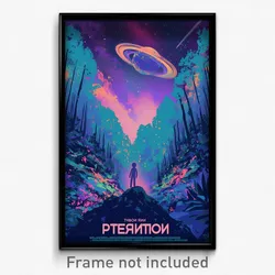 Russian Movie Poster - Graceful Nebula (Russia Psychedelic Art Retro Film Print)