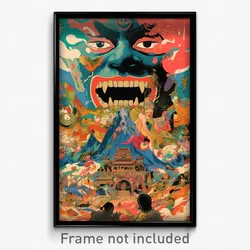 Indonesian Movie Poster - Alive Commune (Indonesia Retro Film Art Print)