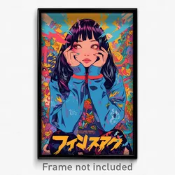 Indonesian Movie Poster - Girl Feeling Cynicism, Heartfelt Blue Sweater (Print)