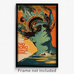 Brazilian Movie Poster - Man Feeling Scorn, Radiant Heart Necklace (Art Print)