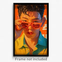 Korean Movie Poster - Boy Feeling Remorse, Colorful Rectangular Eyewear (Print)