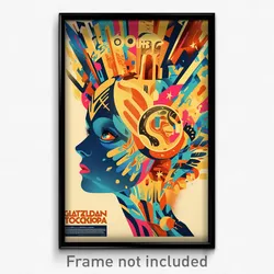 Icelandic Movie Poster - Gargantuan Stockholm (Iceland Retro Film Art Print)