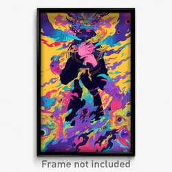 Art Poster - Lovely Muster (Psychedelic Trippy Weird 11x17 Print)