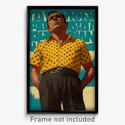 Mexican Movie Poster - Man Feeling Obstinate, Grimy Polka Dot Shirt (Art Print)