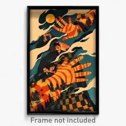 Russian Movie Poster - Sentimental Grove (Russia Retro Film Art Print)