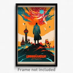 Russian Movie Poster - Unimaginable Plains (Russia Retro Film Art Print)
