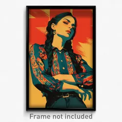 Mexican Movie Poster - Girl Feeling Impatient, Sophisticated Tearing Clothes