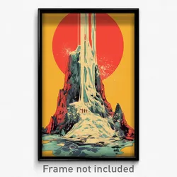 Greek Movie Poster - Infamous Iceberg (Greece Psychedelic Art Retro Film Print)