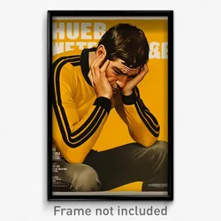 German Movie Poster - Man Feeling Depressed, Spherical Yellow Sweater (Print)