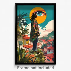 Brazilian Movie Poster - Animated Ghetto (Brazil Retro Film Art Print)
