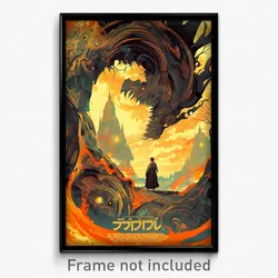 Thai Movie Poster - Tattered Friary (Thailand Psychedelic Art Retro Film Print)