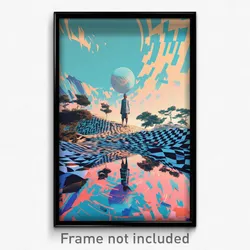 Art Poster - Clean Belvedere (Psychedelic Trippy Weird 11x17 Print)