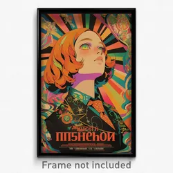 Russian Movie Poster - Girl Feeling Restlessness, Hard To Find Pink Necktie