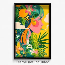 Spanish Movie Poster - Fruity Lamp (Spain Psychedelic Art Retro Film Print)