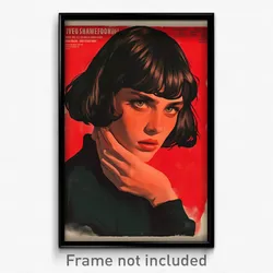 Spanish Movie Poster - Girl Feeling Vengeful, Humble Black Sweater (Art Print)