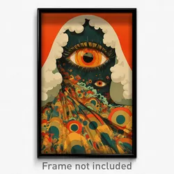 Mexican Movie Poster - Spherical Delta (Mexico Psychedelic Art Retro Film Print)