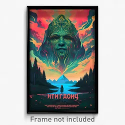 Russian Movie Poster - Fancy Stream (Russia Psychedelic Art Retro Film Print)