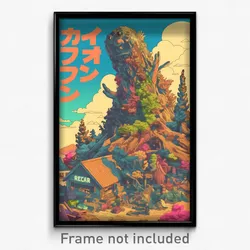 Icelandic Movie Poster - Lavish Lumber Yard (Iceland Retro Film Art Print)