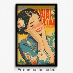 Vietnamese Movie Poster - Woman Feeling Bliss, Creative Petticoat (Art Print)